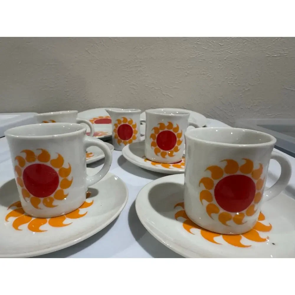 Japanese Vintage Sun Kids Tea Party Set MCM